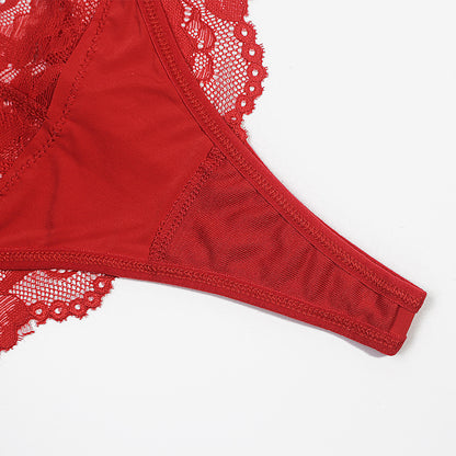 Feel Luxurious in Lace: See-Through Thong Panties | My Comfort Attire