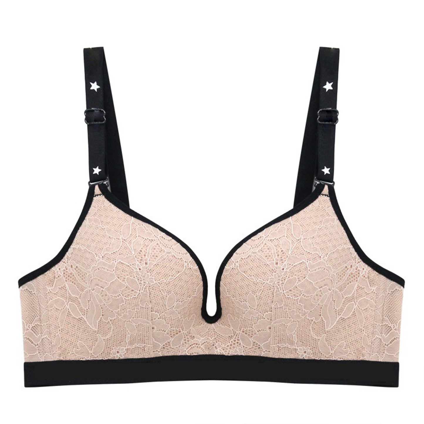 Non-Sponge Thin Cup Wireless Lace Bra: Ultimate Comfort & Style | My Comfort Attire